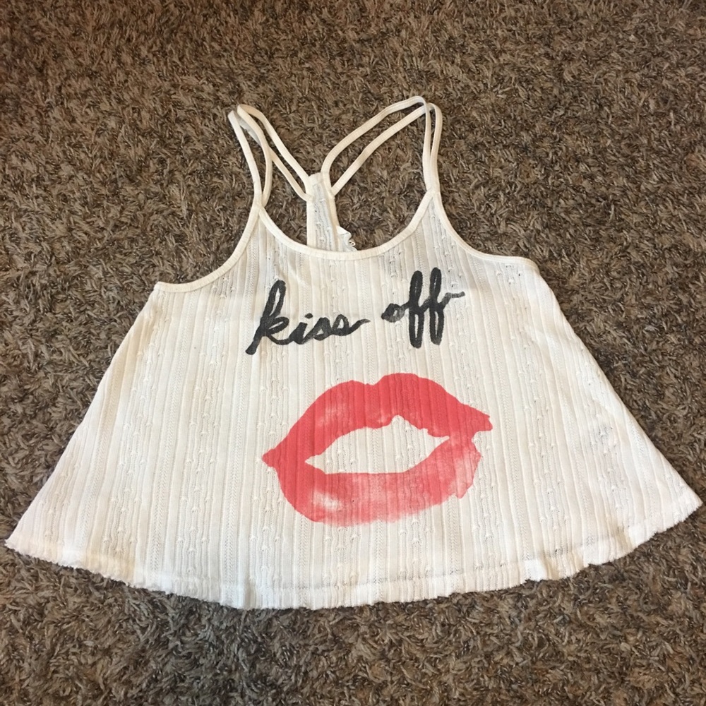 3/$12💜”Kiss Off” Knit Halter Top
